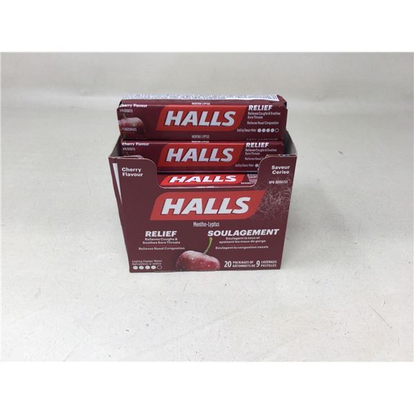 Halls Mentho-Lyptus (20 Packages of 9 Lozenges)