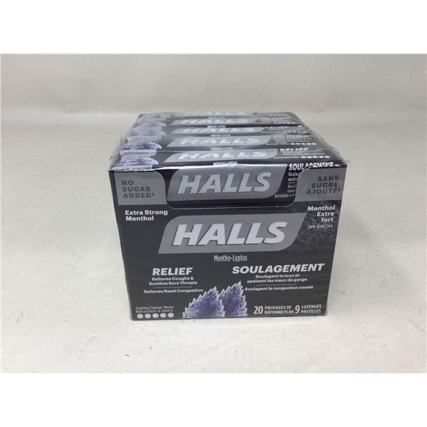 Halls Mentho-Lyptus (20 Packages of 9 Lozenges)