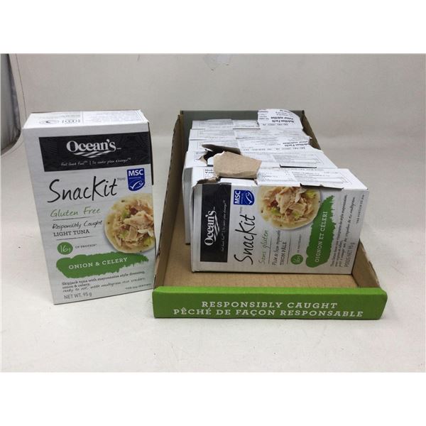 Oceans Snack Kit Gluten Free Light Tuna Onion & Celery Pack Of 6