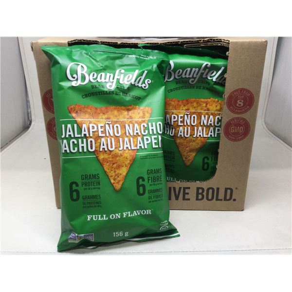 Case of Beanfeilds Jalapeno Nacho Chips (6 x 156g)