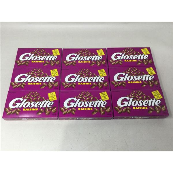 Glosette Chocolate Covered Raisins ( 9 x 105g)