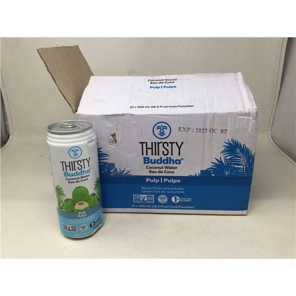 Thirsty Buddha Coconut Water With Pulp (12 x 490mL)