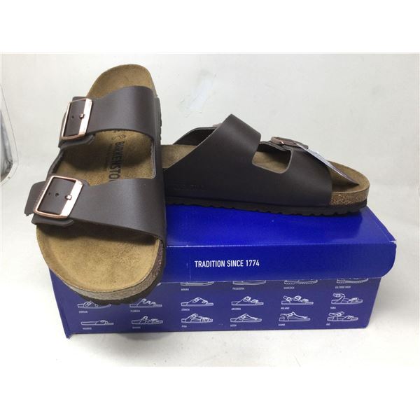 Birkenstock Arizona BS Dark Brown Sandals (41)