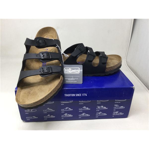 Birkenstock 3 Strap Florida BS Black Sandals (40)