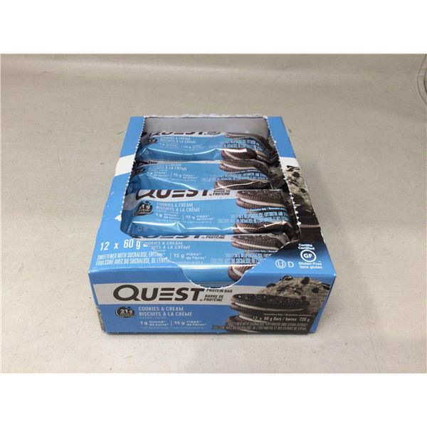 Quest Cookies n' Creme Protein Bars (12 x 60g)
