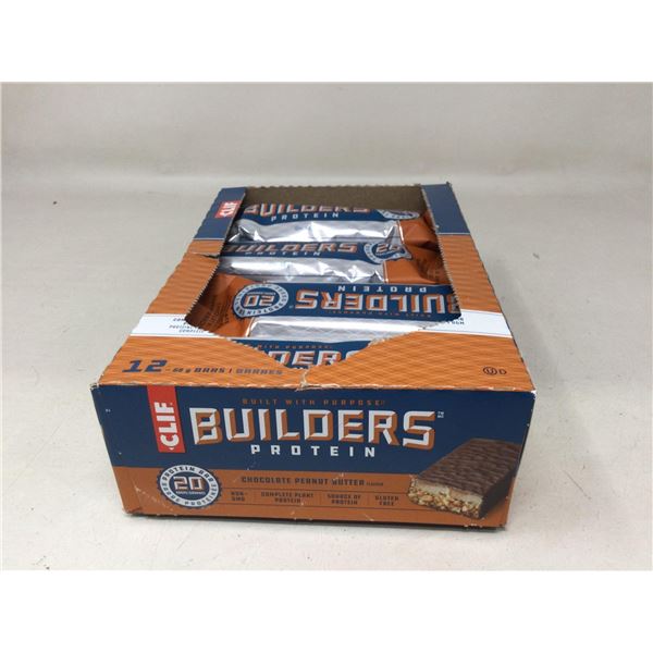 Builders Protein Clif Bars- Chocolate Peanut Butter ( 12 x 68g)