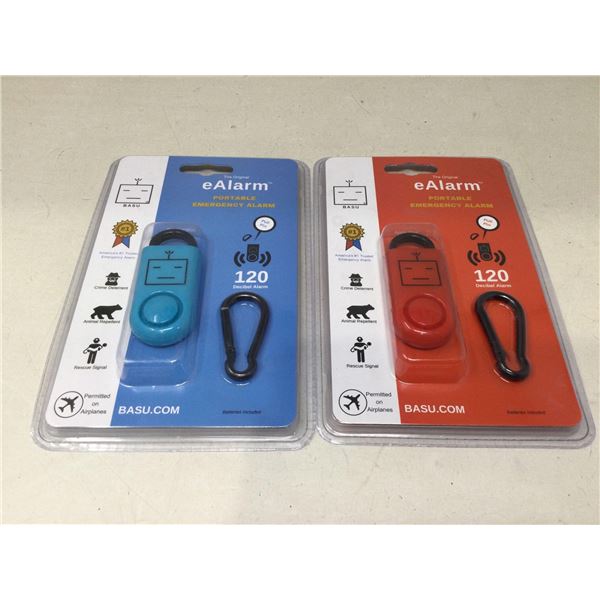 Lot of 2 eAlarm Portable Emergency Alarms
