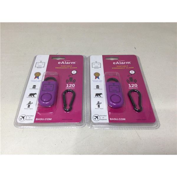 Lot of 2 eAlarm Portable Emergency Alarms