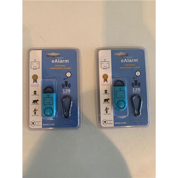 NEW Lot of 2 eAlarm Portable Emergency Alarm