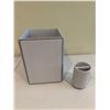 Image 1 : NEW Grey Tissue Box & Toothbrush Holder