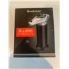 Image 1 : NEW Brookstone Grey/Black Gel & Lather Heating Shaving Cream System