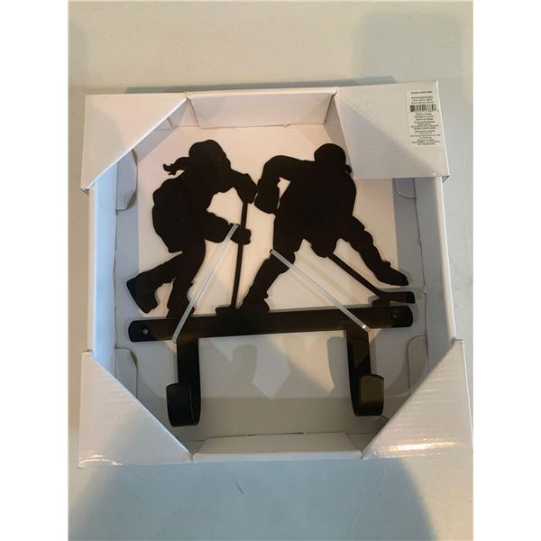 NEW Kids Playing Hockey Iron Coat Rack