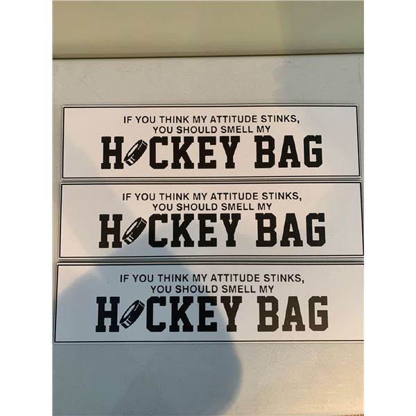 Lot of 3 NEW Metal Wall Signs