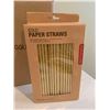 Image 2 : NEW Gold Paper Straws