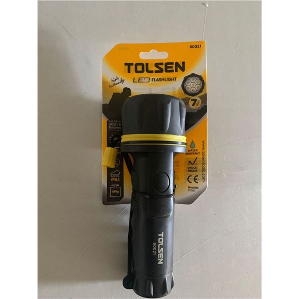 NEW Tolsen LED Flash Light 7 LEDS