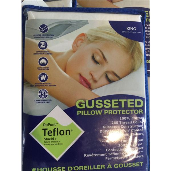 NEW lot of 2 Guesseted Pillow Protector - King