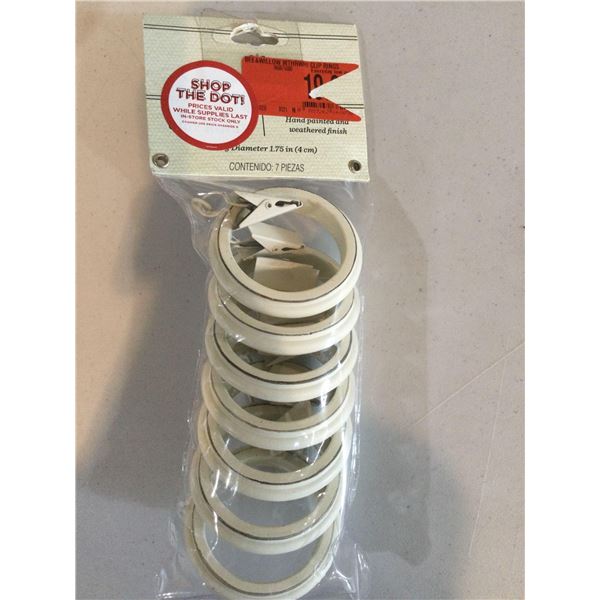 NEW Bee & Willow Window Panel Clip Rings