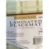 Image 3 : Laminated Placemats Tuscan Plaid