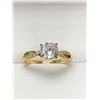 Image 2 : Ladies 14K GP 1.0 Carat Solitaire wedding engagement ring NEW size 7