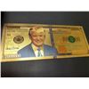 Image 1 : President Donald J. Trump one million dollar commemorative plated foil bank note collector item