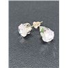 Image 1 : Set of 1.0 Carat Solitaire stud earrings NEW crystal clear