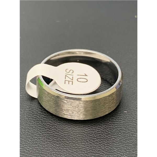 Gents NEW size 10 Stainless Steel Brushed Band
