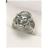 Image 1 : Mens NEW Biker Skull ring Silver detailed size 10-11