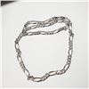 Image 4 : Silver Italy Box Chain Necklace (~length 20"cm) (~weight 26g), Made in Canada, Suggested Retail Valu