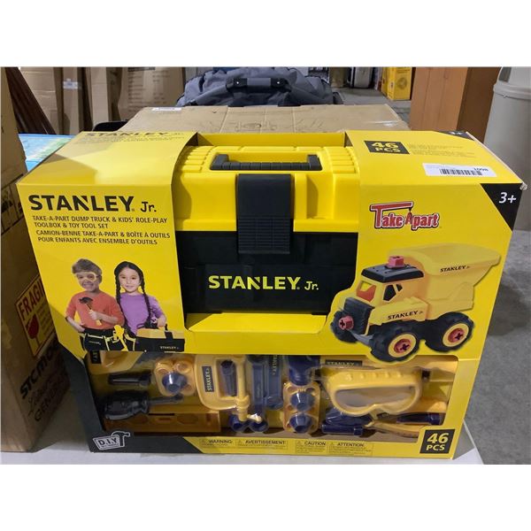 Stanley Jr. Dump Truck and Toolbox Toy Set