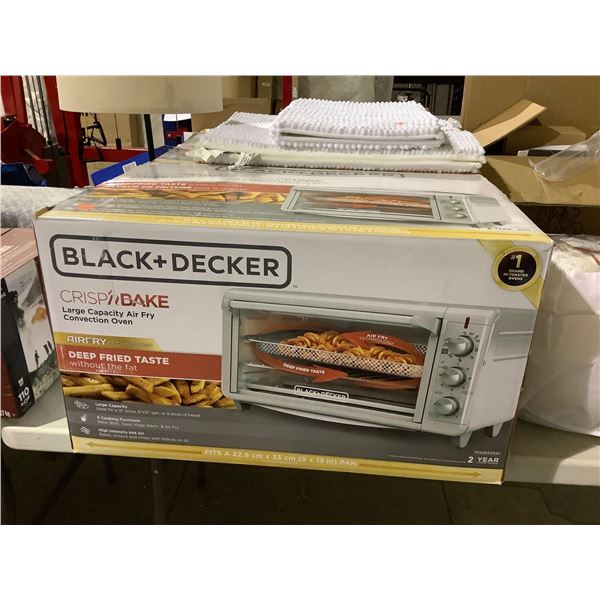 Black and Decker Crisp n Bake Large Capacity Air Fry Convection Oven