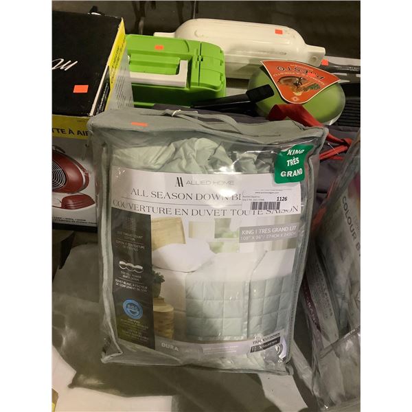 Allied Home King Size All Season Down Blanket