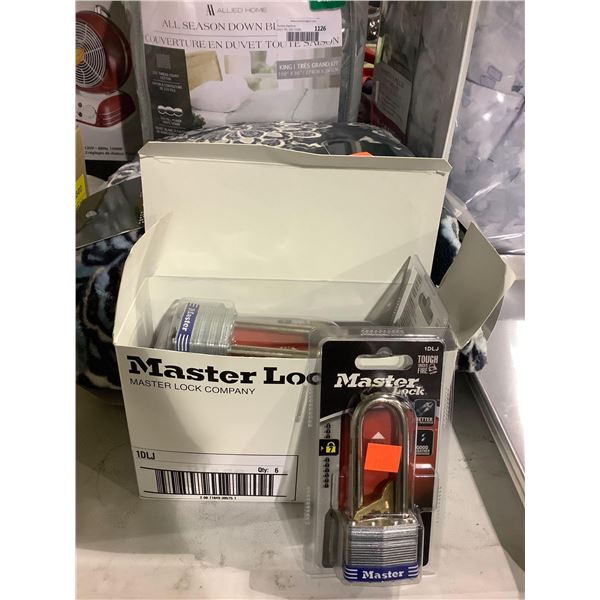 Case of 6 Master Lock Pad Locks - Model: 1DLJ