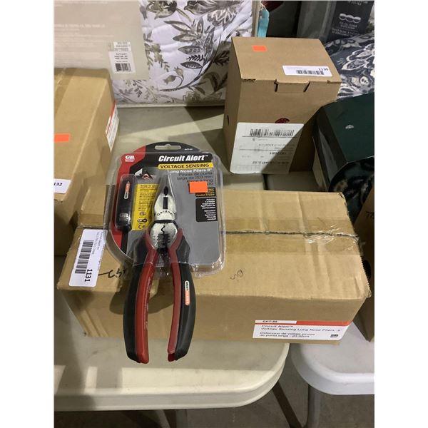 Case of 4 Circuit Alert Long Nose 8in Pliers