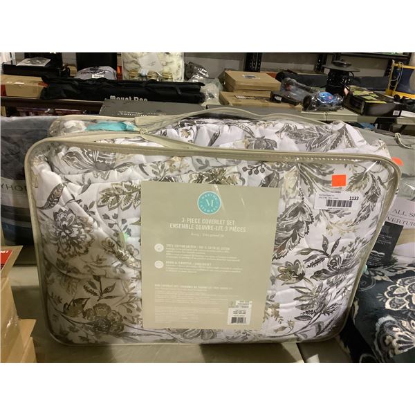 Martha Stewart King Size 3-Piece Coverlet Set