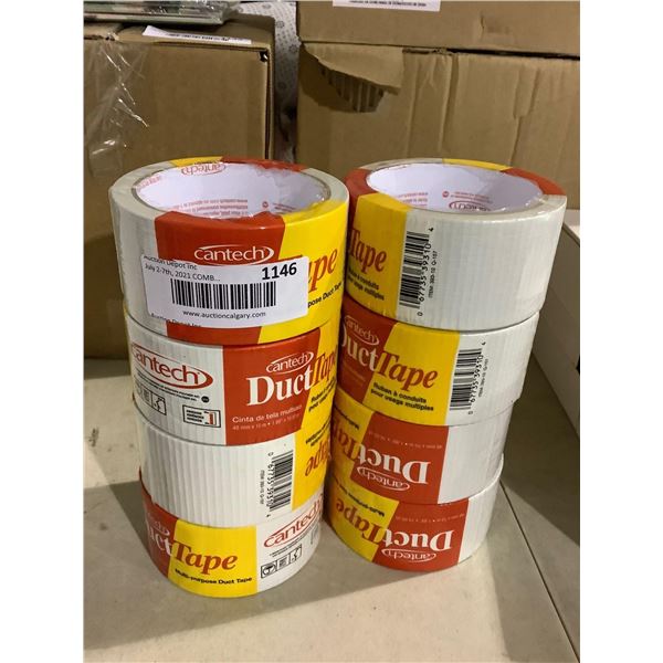 Cantech Duct Tape Lot of 8 (48mm x 10m)