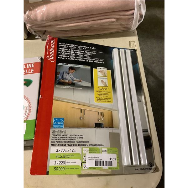 Sunbeam Multi-Directional Dimmable LED Under Cabinet Light Kit