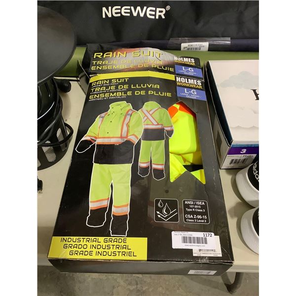 Holmes Workwear Industrial Grade Rainsuit - Large