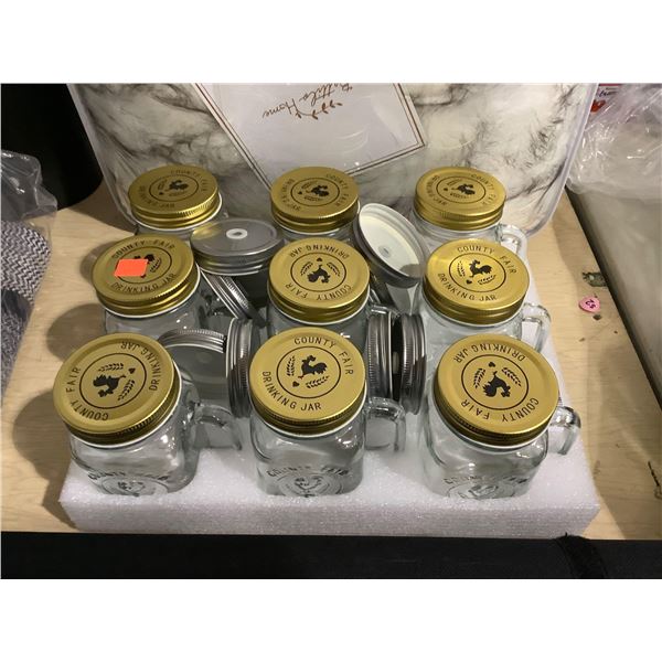 County Fair Mason Jar Beverage Glasses