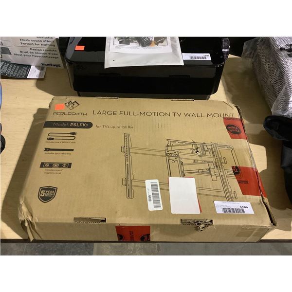 Perlesmith Large Full-Motion TV Wall Mount - Model: PSLFK1