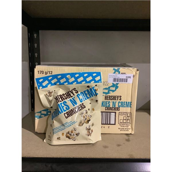Case of Hershey's Cookies N Creme Crunchers (12 x 170g)