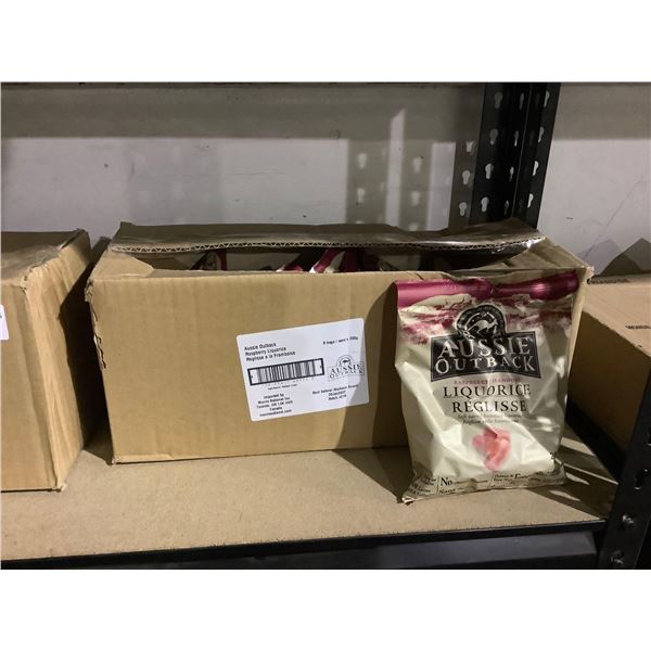 Case of Aussie Outback Raspberry Liquorice (8 x 200g)