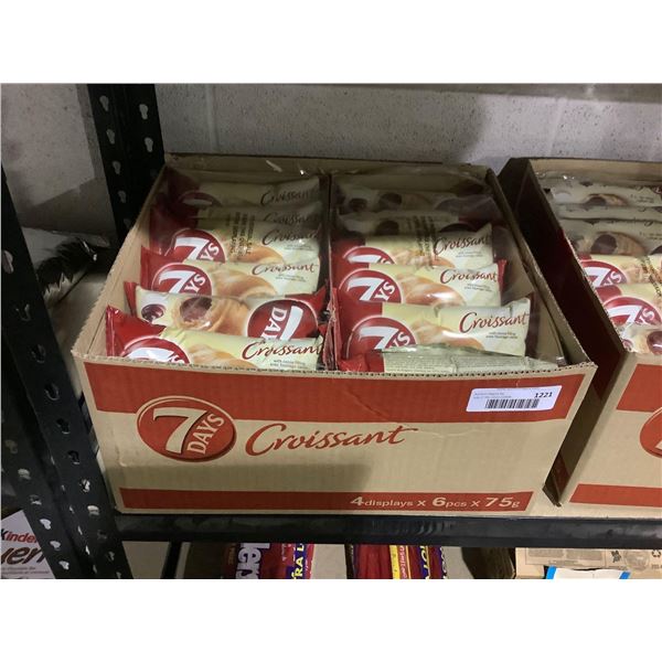 Case of 7 Days Cocoa Filled Croissants (4 x 6 x 75g)