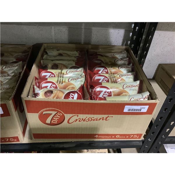 Case of 7 Days Cocoa Filled Croissants (4 x 6 x 75g)