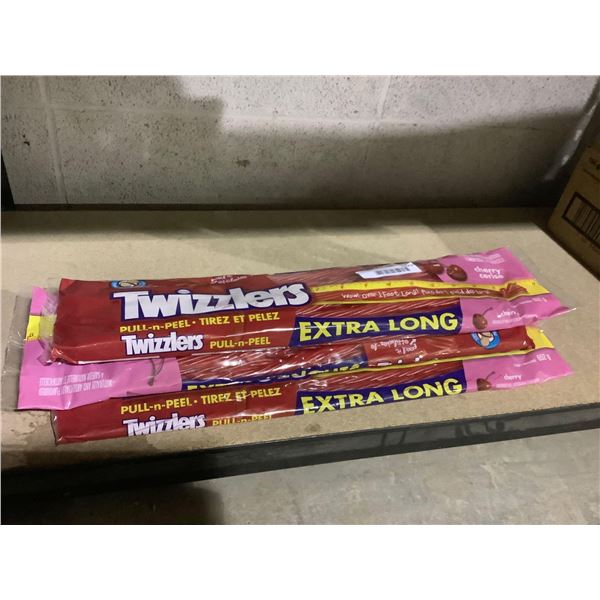 Twizzlers Cherry Pull 'n Peel Extra Long (3 x 652g)