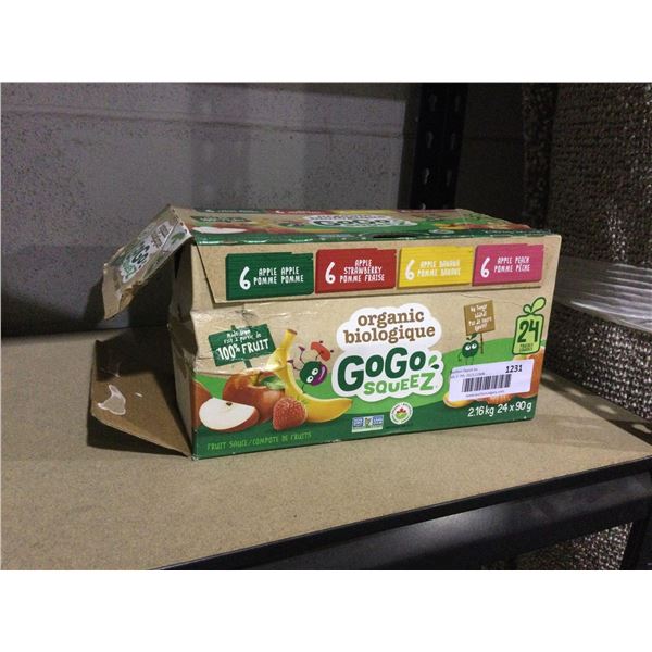 Case of GoGo Squeez Fruit Sauce (2.16kg)