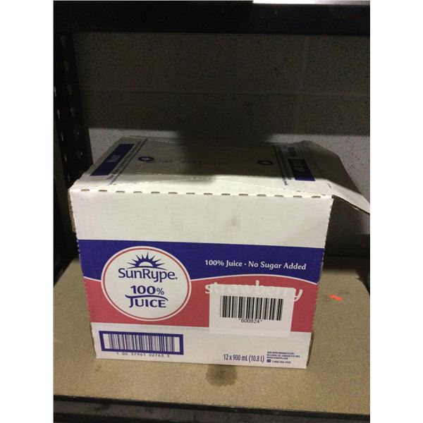 Case of Sun Rype Strawberry Juice (12 x 900mL)