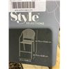 Image 2 : Style Selections Bar Stool Chair (22in x 24.75in x 44.75in)