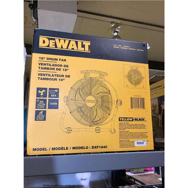 Dewalt 18in Drum Fan