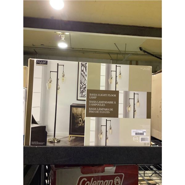 Style Craft Basia 3-Light Floor Lamp