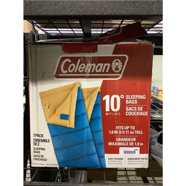Coleman Sleeping Bag 2-Pack
